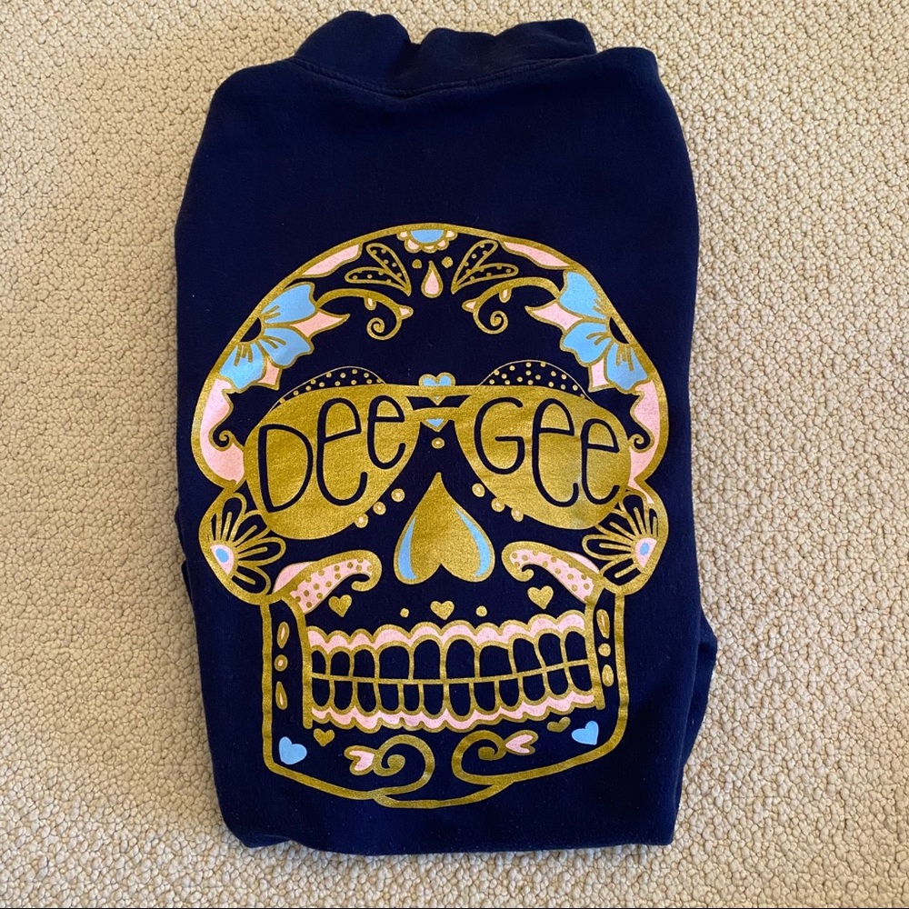 Delta Gamma DG quarter zip sweatshirt